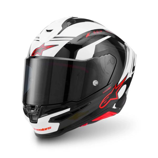 Alpinestars Alpinestars S-R7 A-Core Full Face Helmet - Black White Red Gloss